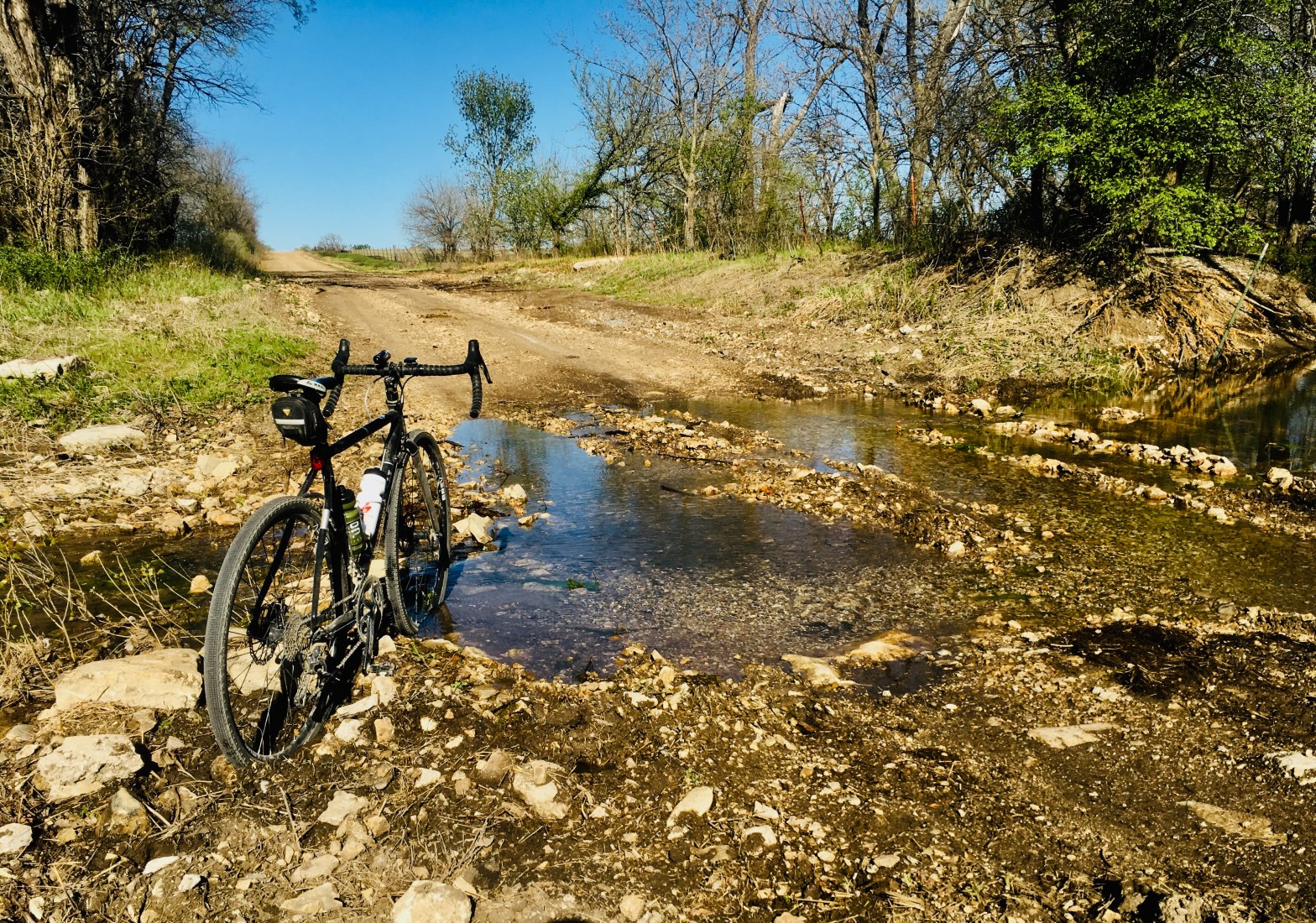gravel bicycle riding